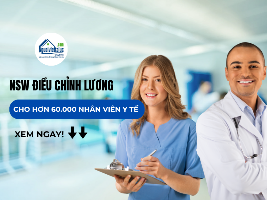Hơn 60.000 nhân viên y tế NSW được tăng lương