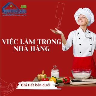 Nhà hàng cần tuyển nhân viên chạy bàn và nhân viên phụ bếp
