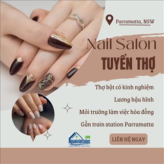 Cần thợ bột & thợ SNS cho shop nails gần Parramatta station, NSW